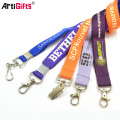 Lanyard Manufacturer Free Sample Promotional Cheap Custom Printed Poyester Neck Lanyard With Logo